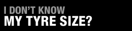 I don't know my tyre size...