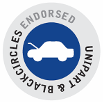 Blackcircles.com and Unipart Endorsed Servicing Logo