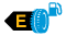 Tyre Fuel Efficiency Rating: E