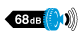 Noise Emission / Exterior Noise: 68 dBs, 1 Bar