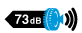 Noise Emission / Exterior Noise: 73 dBs, 3 Bars