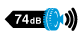 Noise Emission / Exterior Noise: 74 dBs, 3 Bars